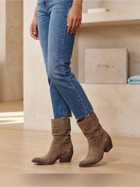 Elena Iachi Brown ankle boots Sz IT 39